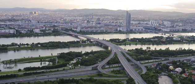 Donaubrücken in Wien